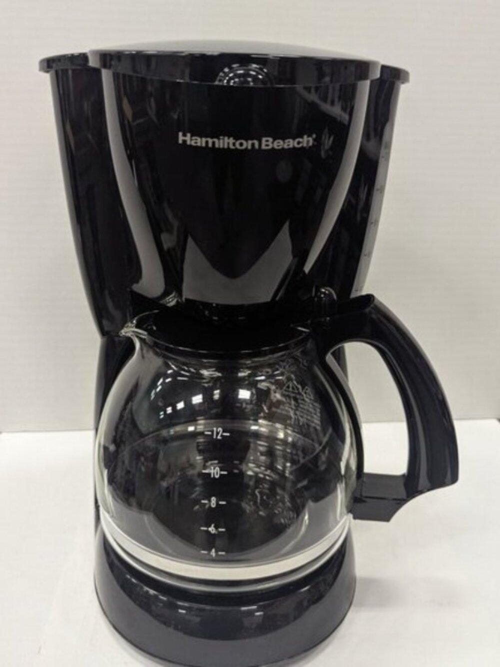 Hamilton Beach 12-Cup Drip Coffeemaker, Black, Reusable Filter - Picture 2 of 6